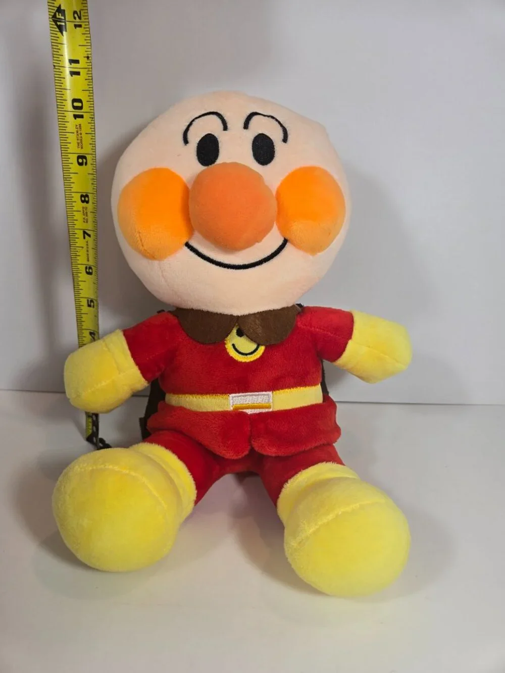 Anpanman Plush Toy – Japanese Character Red Suit Yellow Boots